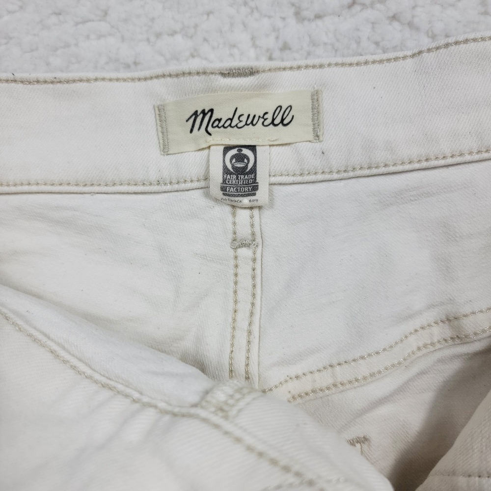 Madewell The Perfect Vintage Wide-Leg Jean Women 32 Off-White High Rise - Picture 3 of 11